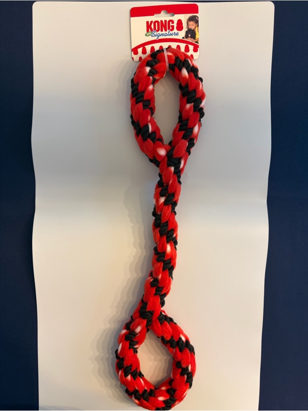 Kong Red & Black Braided Tug Toy